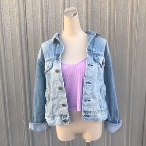⭐️ light wash denim jacket